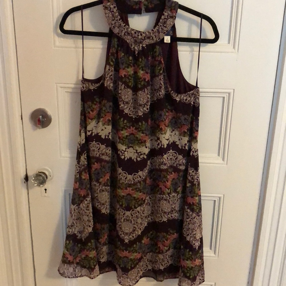 Purple Halter Dress